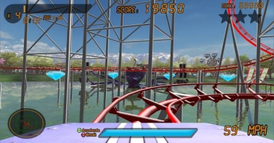 Screen ze hry Roller Coaster Rampage