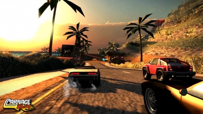 Screen ze hry Carnage Racing