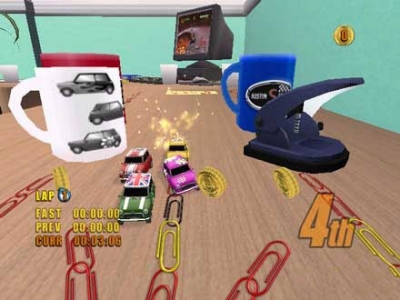 Screen ze hry Mini Desktop Racing