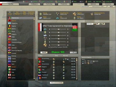 Screen ze hry Arsenal of Democracy: A Hearts of Iron Game