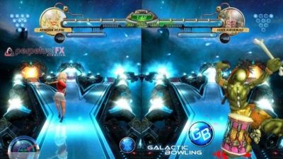 Screen ze hry Galactic Bowling