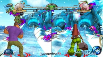 Screen ze hry Galactic Bowling