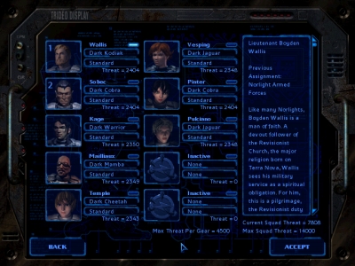 Screen ze hry Heavy Gear II