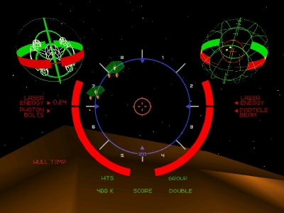 Screen ze hry Starfighter