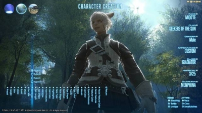 Screen ze hry Final Fantasy XIV Online: A Realm Reborn