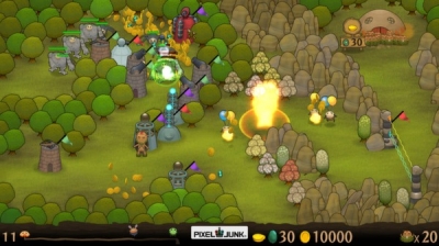 Screen ze hry PixelJunk Monsters Ultimate