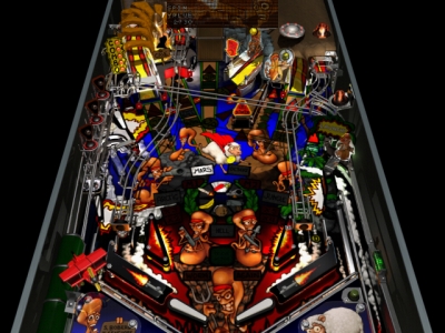 Screen ze hry Worms Pinball