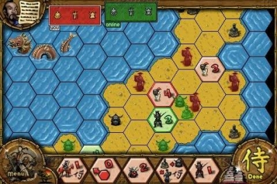 Screen ze hry Reiner Knizias Samurai