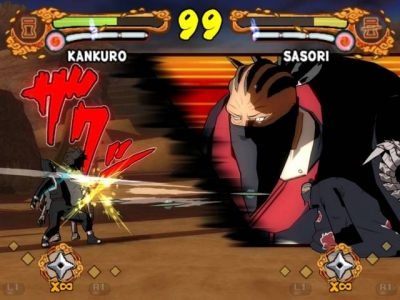 Screen ze hry Naruto Shippuden: Ultimate Ninja 4