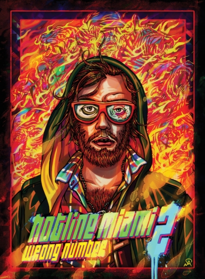 Artwork ke he Hotline Miami 2: Wrong Number