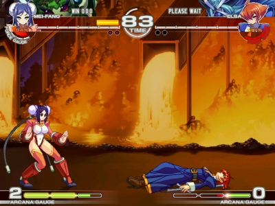 Screen ze hry Arcana Heart 3