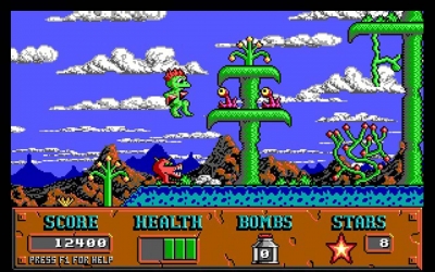 Screen ze hry Cosmos Cosmic Adventure