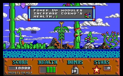 Screen ze hry Cosmos Cosmic Adventure