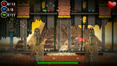 Screen ze hry Canyon Capers