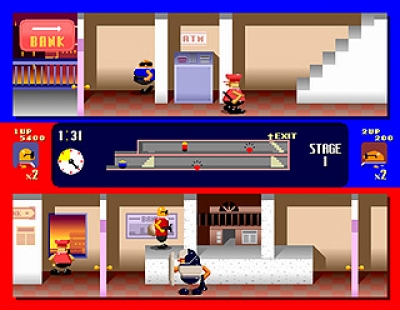 Screen ze hry Bonanza Bros.