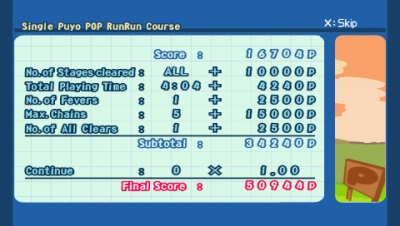 Screen ze hry Puyo Pop Fever