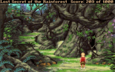 Screen ze hry EcoQuest 2: Lost Secret of the Rainforest