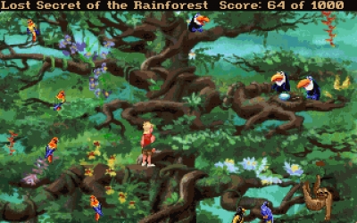 Screen ze hry EcoQuest 2: Lost Secret of the Rainforest
