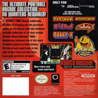 Artwork ke hře Namco Museum 50th Anniversary