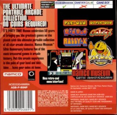 Artwork ke hře Namco Museum 50th Anniversary