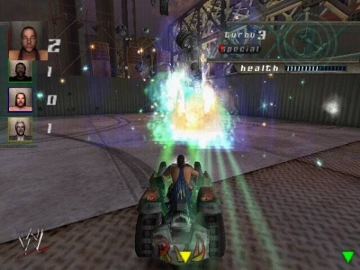 Screen ze hry WWE Crush Hour
