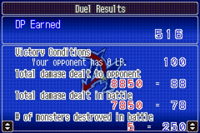 Screen ze hry Yu-Gi-Oh! GX: Duel Academy