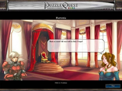 Screen ze hry Puzzle Quest: Challenge of the Warlords