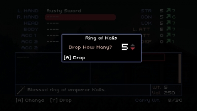 Screen ze hry Chasm