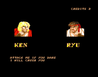 Screen ze hry Street Fighter II: The World Warrior