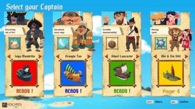 Screen ze hry Monkey Pirates