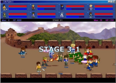 Screen ze hry Little Fighter 2