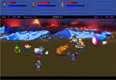 Screen ze hry Little Fighter 2