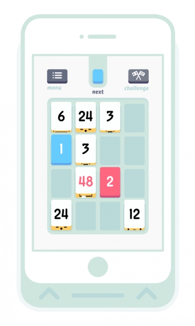 Artwork ke hře Threes!