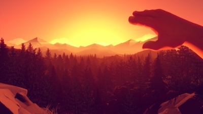 Screen ze hry Firewatch