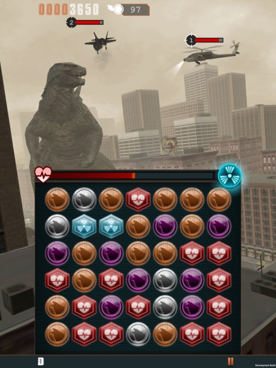 Screen ze hry Godzilla: Smash 3