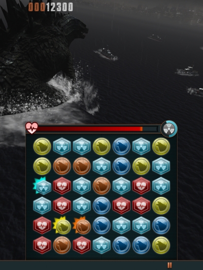 Screen ze hry Godzilla: Smash 3