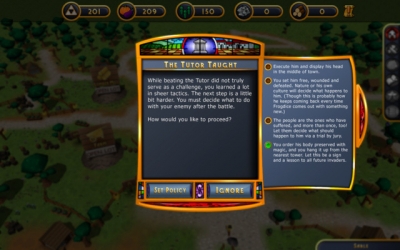 Screen ze hry ReignMaker