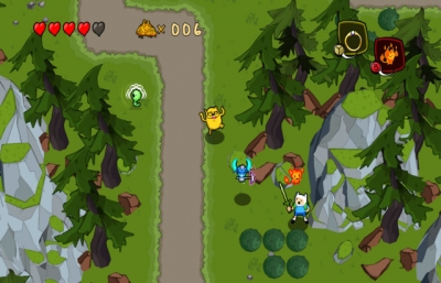 Screen ze hry Adventure Time: The Secret of the Nameless Kingdom