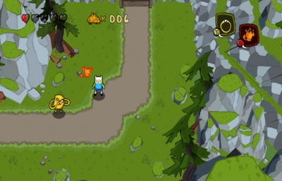 Screen ze hry Adventure Time: The Secret of the Nameless Kingdom