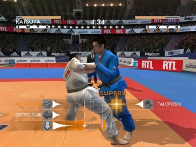 Screen ze hry David Douillet Judo