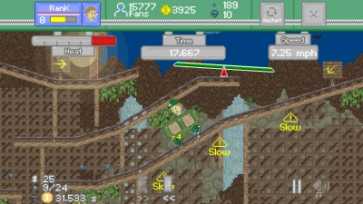 Screen ze hry Swipecart