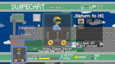 Screen ze hry Swipecart