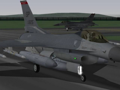 Screen ze hry Falcon 4.0: Allied Force