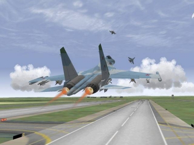 Screen ze hry Falcon 4.0: Allied Force