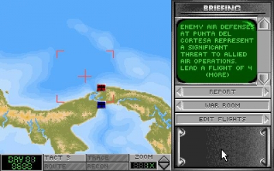 Screen ze hry Falcon 3.0