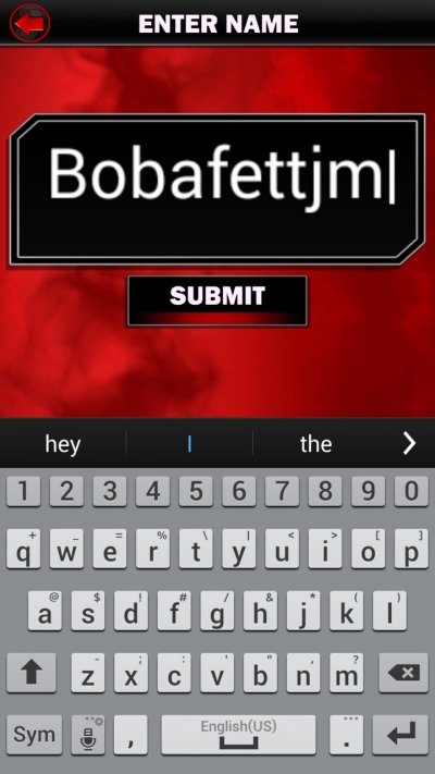 Screen ze hry WWE SuperCard