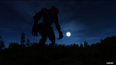 Screen ze hry Werewolf Island