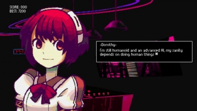 Screen ze hry VA-11 HALL-A