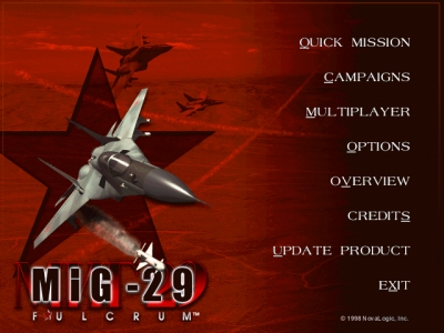 Screen ze hry MiG-29 Fulcrum
