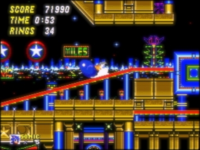 Screen ze hry Sonic the Hedgehog 2